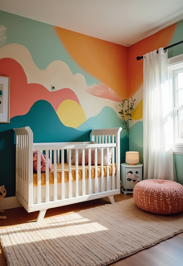 15 Modern Baby Nursery Ideas That'll Make You Say 'I Wish I Had One!' - 11. Artistic Expression
