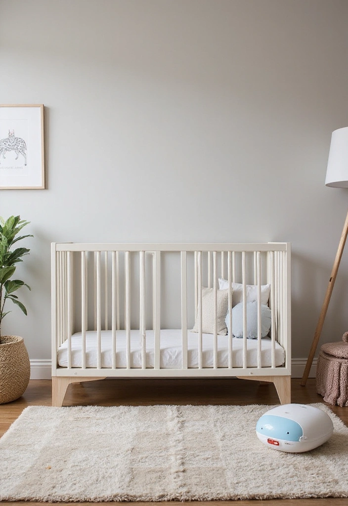 15 Modern Baby Nursery Ideas That'll Make You Say 'I Wish I Had One!' - 12. Tech-Savvy Sanctuary